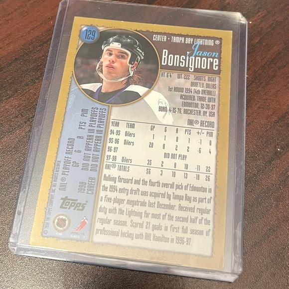 Set of 6 1997 1998 hockey cards Topps - Picture 5 of 13